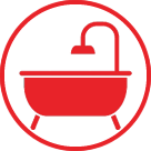 bathroom and laundry renovation icon